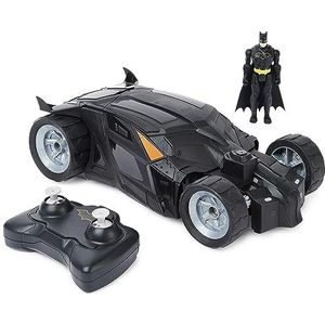 Spin Master DC Comics, Batman Batmobile met afstandsbediening, eenvoudig te rijden, compatibel met Batman-figuren, kinderspeelgoed voor jongens en meisjes