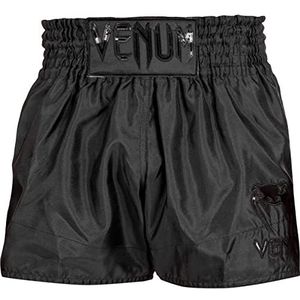 Venum Heren Classic Muay Thai Shorts - Zwart/Zwart Shorts