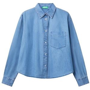 United Colors of Benetton Overhem, Blauw, L