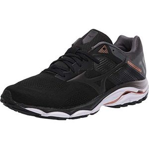 Mizuno Wave Inspire 16 Hardloopschoenen voor heren, zwart, 40 EU Breed