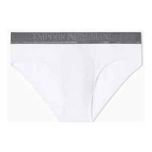Emporio Armani Zachte modale slip voor heren, Wit, S