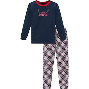 Schiesser Jongens Family Kraag Pak Lange Pyjama Set