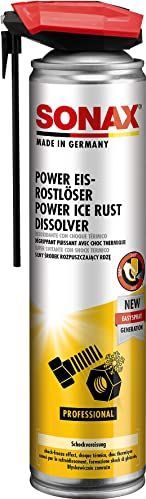 SONAX PowerIce-Roestoplosser met EasySpray (400 ml) schokbevriezer voor het effectief losmaken van vastzittende verbindingen | Art-Nr. 04723000