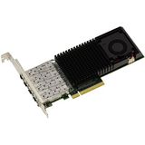 PCIe-controllerkaart - 10G SFP+ - 4 Poorten - CHIPSET Intel JL82599ES - 10GbE Ethernet Network Adapter