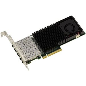PCIe-controllerkaart - 10G SFP+ - 4 Poorten - CHIPSET Intel JL82599ES - 10GbE Ethernet Network Adapter