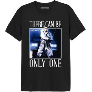 Highlander ""Only One"" MEHILDRTS008 T-shirt voor heren, zwart, maat M, Zwart, M