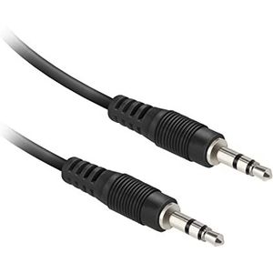 Ekon Jack kabel 3,5 mm RCA Aux naar 2 RCA-kabel, 1 meter, mannelijk, voor stereo-installatie, luidspreker, mixer, laptop, hoofdtelefoon, MP3, iPod, smartphone, tablet