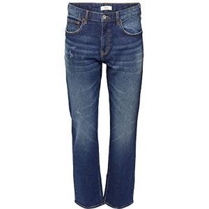 edc by ESPRIT Heren Jeans, 901/Blue Dark Wash., 30W x 30L