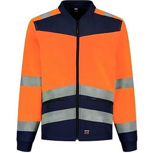 Tricorp 403021 veiligheidsveiligheidsveiligheidsveiligheids-bicolor softshelljas, 100% polyester, 300 g/m², fluor oranje inkt, maat 6XL