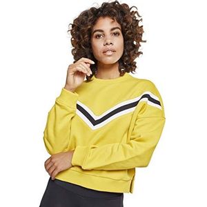 Urban Classics Dames Dames Inset Striped Crew Pullover