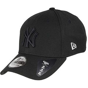 New Era New York Yankees New Era 39thirty Stretch Cap Diamond Era Tonal Black - L-XL