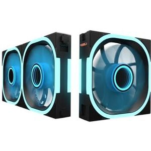 M.RED - SparkX - PC Ventilator - 120 mm - 3 Stuks - Zwart