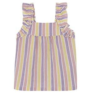 Gocco smock meisjes blouse, Oud Roze, 7-8 Jaren