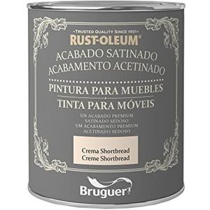 Rust-Oleum Bruguer Meubelverf, satijn, Shortbread-crème, 750 ml
