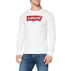Levi's Long-Sleeve Standard Graphic Tee T-shirt Mannen, White, XXS