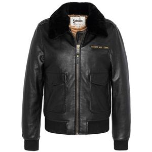 Schott NYC LCWLISAX Leren jas zwart S, Zwart, S