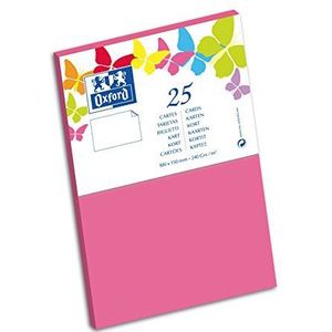 Oxford correspondentie 10 stuks papier kleuren kaartformaat klassiek 10 x 15 cm Visitekaartje 10 x 15 cm roze