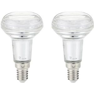 Amazon Basics Ledlamp, reflectorlamp, E14, kleine Edison-schroefdraad, R50, voor decoratie, 2,8 W, warm wit, niet dimbaar, 2 stuks