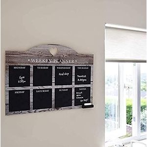 Chalkboards UK Weekplanner, hout, houtkleuren, 575 x 410 mm