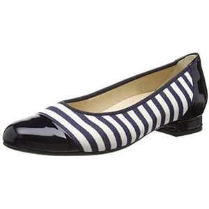 Hassia Dames Fermo, brede G gesloten ballerina's, blauw 3530 nachtblauw Ocean, 36 EU