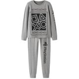 NAME IT nkmolympos ps ls nachtset bfu, gemengd grijs, 134-140