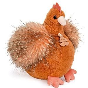 Histoire d'Ours - Pluche kip - boerderijdier - oranje kip - 20 cm - schattig en zacht - cadeau-idee voor geboorte en verjaardag meisje en jongen - HO3161