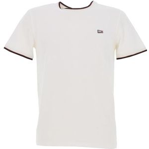 Teddy Smith T- Elmer MC T-shirt voor heren, Midden Wit, XL