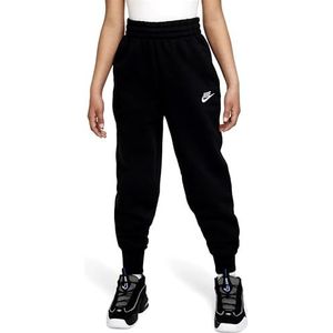 Nike FD2921-010 G NSW Club FLC HR FTD Pnt LBR sportbroek meisjes zwart/wit maat XS, zwart/wit, XS