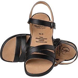 Ganter Sonnica sandalen voor dames, zwart, 35 EU Smal