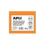 APLI 14276 - Fluorescerend oranje karton 50 x 65 cm 170 g 25 vellen