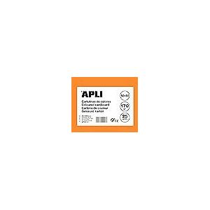 APLI 14276 - Fluorescerend oranje karton 50 x 65 cm 170 g 25 vellen