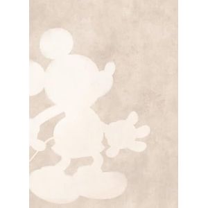 Komar Disney Fleece Muurafbeelding - Mickey Contour - Afmetingen: 200 x 280 cm (breedte x hoogte) - Mouse, Kinderbehang, Kinderbehang, Kinderkamer, Behang - IADX4-052