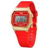 Ice-Watch - ICE digit retro Red passion - Rood dames horloge met kunststof band - 022070 (Small)