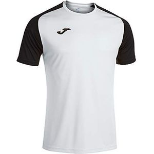 Joma Academy IV T-shirt voor heren, wit-zwart, XL