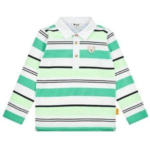 Steiff Poloshirt met lange mouwen voor jongens, wintergroen, 104