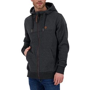 Alife and Kickin HurricaneAK B Sweatjack voor heren, sweatjack, vrijetijdsjas, sweater met ritssluiting, S-XXXL, maanloos gemêleerd, S, Moonless Melange, S