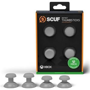 Scuf 504-601-01-012-NA Instinct Verwisselbare Duimsticks 4-Pak, Vervangende Joysticks Uitsluitend voor SCUF Instinct Pro Performance Xbox Series XS-Controller - Lichtgrijs
