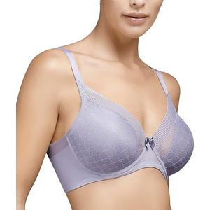 Selene Katia beha met beugel en voering met dubbele L-tulelaag, Grijs-1, 90C