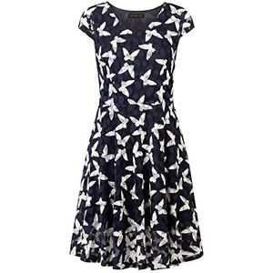 APART Fashion Damesjurk, Navy-multicolor, 38