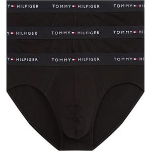 Tommy Hilfiger - 3-Pack Slips - Zwart - Katoen - Rekbare Stof - Logoband