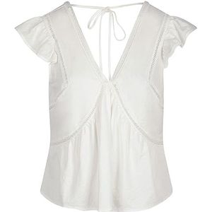 Morgan T-shirt voor dames, ECRU, L