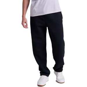 Russell Athletic Men's Dri-Power Open Bottom Sweatpants with Pockets, Black, Small