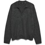 VERO MODA - VMLEFILE - Trui - Grijs Gemêleerd - Losse Pasvorm