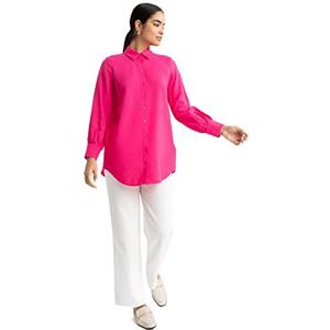 DeFacto Dames Tunic Shirt, roze, L