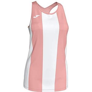 Joma dames t-shirt Aurora wit/roze
