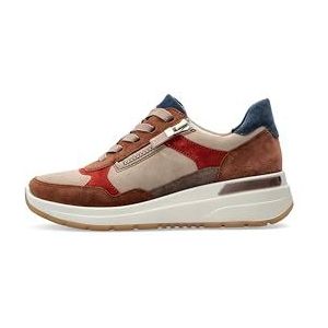 ara Garda Sneakers voor dames, Nuts, zand, Pumpkin, SESAM, Indigo, 37,5 EU breed, Nuts Sand Pumpkin Sesam Indigo, 37.5 EU Breed