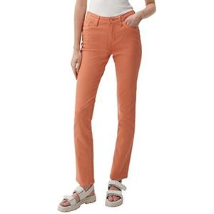 s.Oliver Betsy Slim Jeans voor dames, oranje, 40W x 30L