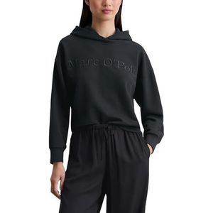 Marc O'Polo - Trui - Marine - Sweatstof - Capuchon - Losse Pasvorm
