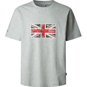 Pepe Jeans - UNION TEE - T-shirt - Grijs - Korte Mouwen