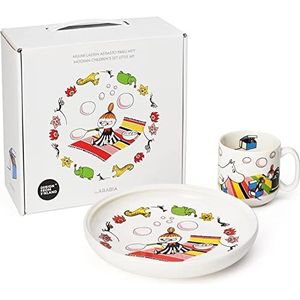 Arabia 1023463 kinderservies, porselein, wit